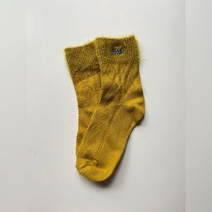 Vivienne Westwood Mustard Fuzzy Socks